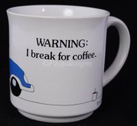 Boynton WARNING: I BREAK FOR COFFEE Coffee Mug
